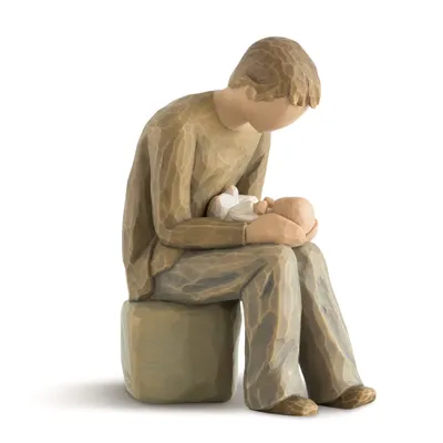 Produktbild von Willow Tree Figur New Dad, Enesco, 13 cm, Deko, Geschenk zur Geburt