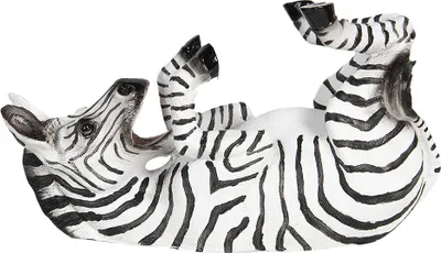 Productafbeelding van Clayre & Eef Wijnrek Zebra, 32x12x18 cm, zwart, kunststof