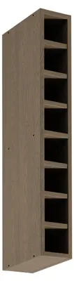 Image de Armoire haute ouverte SALERNO - largeur 15 cm, couleur tempête baltique
