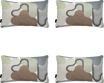 Produktbild von Madison - Dekokissen Grafi Salbei - Ca. 30x50 cm - 4er-Set