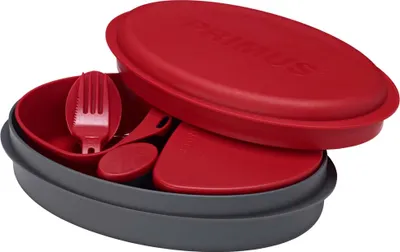 Produktbild von Meal Set PRIMUS 8-teilig in rot für Outdoor