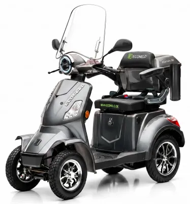 Produktbild von E-Seniorenmobil Venezia Lithium-Akku, 4-Rad, 1000 Watt, Grau