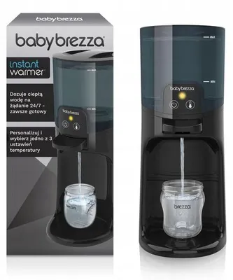 Baby Brezza Instant Warmer Wasserwärmer, 3 Temperaturen, Schwarz