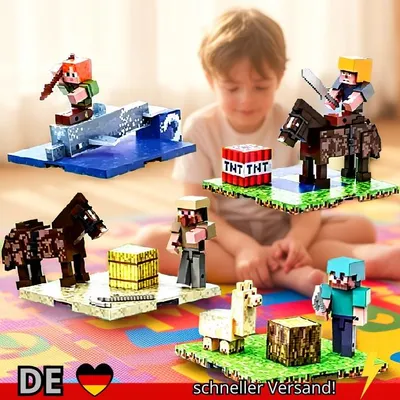 Produktbild von Magnetische Bausteine Spielzeug Geschenke Grundplatte Rolle Kinder Magnet