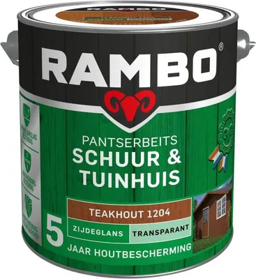Productafbeelding van Pantserbeits schuur en tuinhuis zg tr. 1204 2,5l Rambo