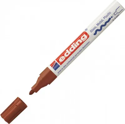 Obrázek produktu pro Popisovač lakový EDDING 750 hnědý 2-4mm