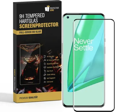 Produktbild von 2x 9H Hartglas für OnePlus 9 Pro FULL CURVED Panzerfolie Displayschutz KLAR 3D Panzerglas Schutzglas Schutzfolie