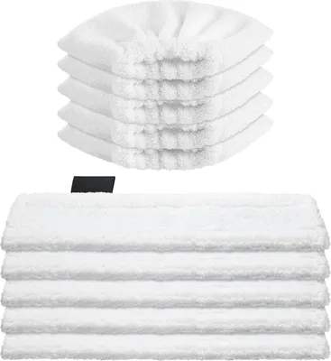 Produktbild von 10 Stück Mikrofaser-Tuchset Waschbar 5 Bodendüse + 5 Handdüse Microfiber Cloth für Kärcher Dampfreiniger EasyFix SC1,SC2, SC3, SC4, SC5 | Haushaltsreinigung