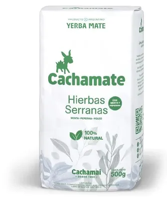 Zdjęcie produktu dla Yerba Mate Cachamate Hierbas Serranas 0,5kg 500g Górskie Zioła