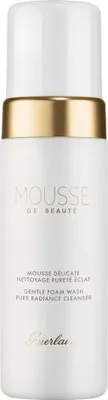 Produktbild von Guerlain Mousse De Beauté, Reinigungsschaum, Frauen, Empflindliche Haut, Jeder Hauttyp, Reinigend, Illuminating, Klärend, Pumpenflasche, Jasmin, Moschus, Weißer Tee