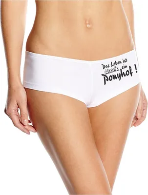 Produktbild von Touchlines Damen Panty Unterwäsche , doch ein Ponyhof Weiss, S