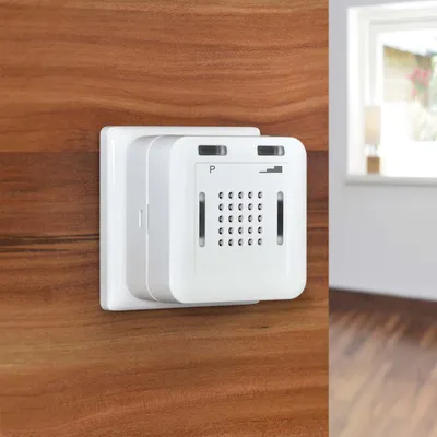 Produktbild von ELDAT RS11E mit Batterie-Wechselset: Mobiler Hausnotruf ohne Quittierungsfunktion mit wasserdichtem Notruf Sender zur häuslichen Pflege; Notrufsystem mit Notruf Halsband; Notrufknopf für Senioren