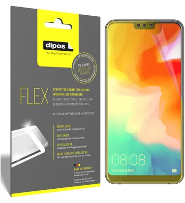 Produktbild von 3x Schutzfolie für Ulefone T2 Folie, 100% Displayabdeckung, dipos Flex
