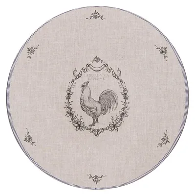 Produktbild von Clayre & Eef DFR85 Große Schale, beige-grau, Ø 33 cm