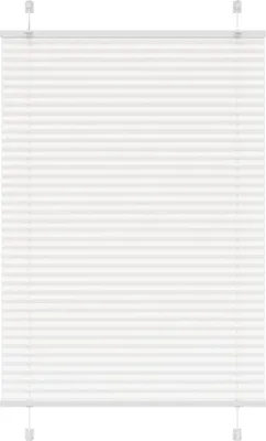 Obrázok produktu pre plisovaná roleta biela 85x150 cm šírka látky 84,4 cm