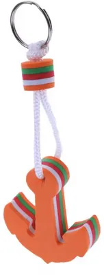 Image de Porte-clés flottant – Porte-clés flottant – En mousse – Porte-clés flottant – Porte-clés pour sports nautiques – 1 pièce – Ancre – Orange – CHPN
