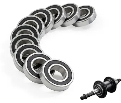 Kugellager 6000-2RS, 10 Stück, 10x26x8 mm, doppelt abgedichtet