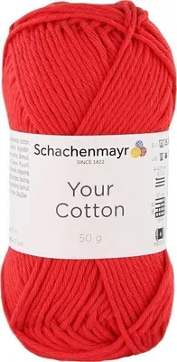 Obrázok produktu pre Schachenmayr Your Bavlna 00030 Tomato Pletacia priadza