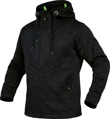 Produktbild von Leibwächter Strickjacke CASTJ Gr. 2XL schwarz