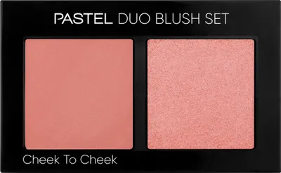 Produktbild von PASTEL DUO Blush Set Blush Palette Nr. 1 - Cheek to Cheek 1 Stück.