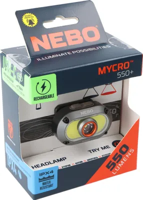 Produktbild von NEBO MYCRO 550 – Wiederaufladbare Stirnlampe