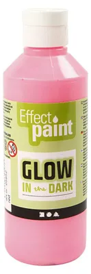 Image de Peinture phosphorescente - Rouge clair, 250ml