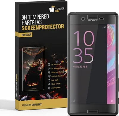 Produktbild von 1x 9H Hartglas für Sony Xperia X Panzerfolie Displayschutz Schutzfolie HD KLAR Panzerglas Schutzglas