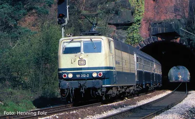 Zdjęcie produktu dla Piko 51977 Lokomotywa elektryczna BR 181.2 DB Luksemburg IV + DSS PluX22