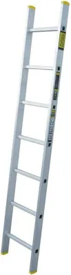 Imagen del producto de Silecomplaza: Escalera de aluminio con 7 peldaños. Escalera profesional de aluminio, 191 cm de largo, con capacidad de carga de hasta 150 kg, altura de trabajo de aproximadamente 279 cm, ideal para trabajos en altura