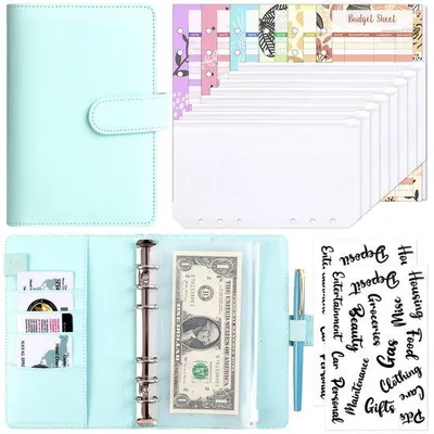Produktbild von Leder-PU-Taschenbuch mit Schnalle - Flexibles Notizbuch - Tagebuch