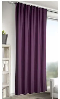 Produktbild von Fertigschal verdeckte Schlaufen uni - Größe (HxB): 245x140cm Farbe: Violett