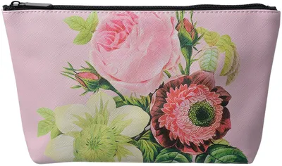 Obrázek produktu pro Juleeze JZTT0004-01 Toaletní taška s květinami růžová 26x6x16 cm