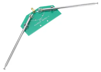 V-Dipol-Antenne teleskopisch 97 cm SMA-Buchse 78-415 MHz