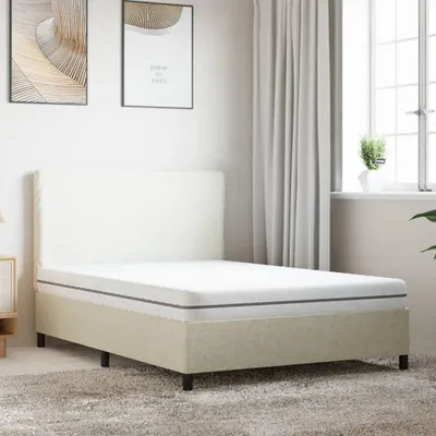 Zdjęcie produktu dla VidaXL 373049, High density foam mattress, Średni, Biały, Poliester, 1400 mm, 1900 mm