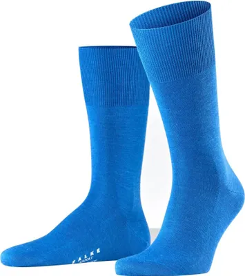 Image de FALKE Chaussettes Hommes - Airport, Bas Courts, Chaussettes Loisirs et Business, Bleu Unique (Sapphire) 45-46