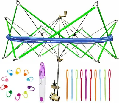 Produktbild von Garnballenwickler für Stränge und Strickgarne - Tragbares Strickzubehör