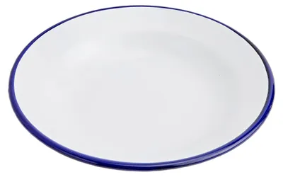 Produktbild von Stahlteller weiß 22 cm