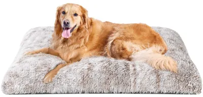 Hundekissen, waschbar, weich, braun, 112 x 85 x 10 cm