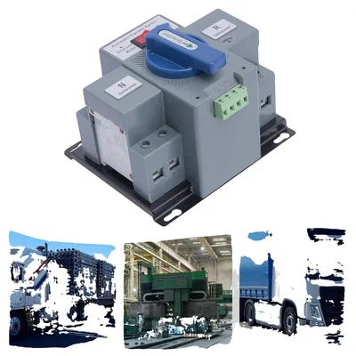 Immagine prodotto di Commutatore automatico, commutazione rapida, funzionamento manuale/automatico, blu
