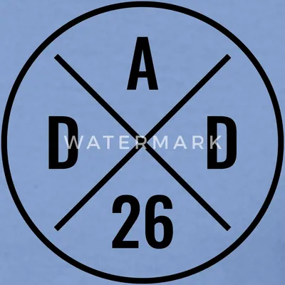 Produktbild von Spreadshirt Dad 2026 Modernes Papa Logo Geschenk Männer T-Shirt, S, Carolina Blue