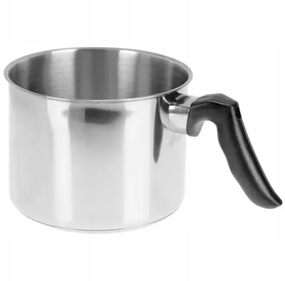 Immagine prodotto di Lattiera in acciaio inox con manico 14cm 1,5l