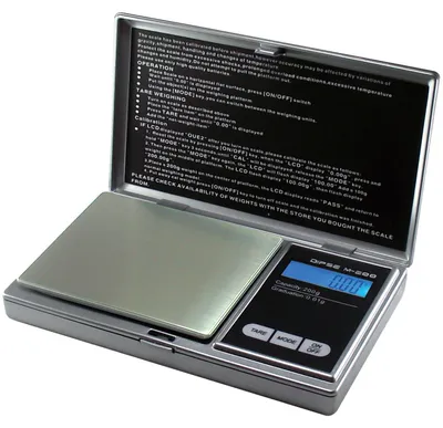 Digitale Präzisionswaage 200 g, 0,01 g, Edelstahl, inkl. Batterien