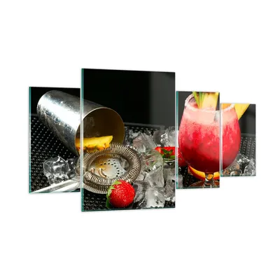 Produktbild von Bilder auf glas - Alkohol aperitif cocktail getränk - 160x90cm - Glasbilder - Wandbilder - Kunstdruck - Wanddekoration aus Glas - Glas Bilder - Wandbild auf Glas - GDL160x90-2257