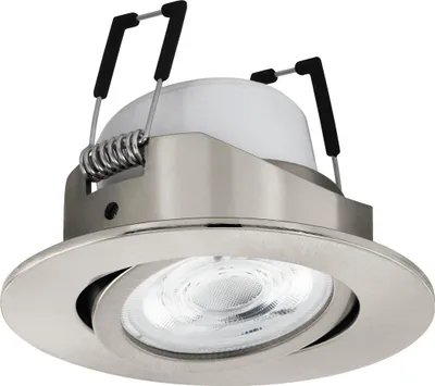 Produktbild von EGLO connect.z Smart-Home LED Einbaustrahler Saliceto-Z, Ø 88 mm, ZigBee, App und Sprachsteuerung Alexa, Lichtfarbe, RGB, dimmbar, Alu Einbauspot
