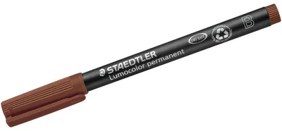 Produktbild von Staedtler Folienstift Lumocolor perm B braun