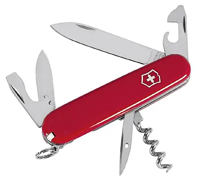 Produktbild von Victorinox Spartan, Slip joint knife, Multi-Tool-Messer, Cellidor, ABS Synthetik, Rot, Edelstahl, 12 Werkzeug