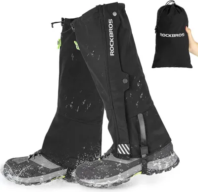 Obrázek produktu pro ROCKBROS Kamaše Vodotěsné teplé kamaše do deště Kamaše do sněhu Muži Ženy L-XL