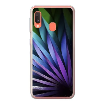 Produktbild von MuchoWow® Handyhülle Schutzhülle Hülle für Samsung Galaxy A20e Blumen - Geometrie - Abstrakt Silikon Softcase Handy Hülle - Abdeckung
