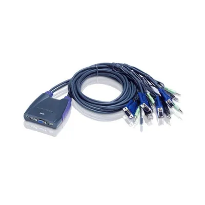 Produktbild von ATEN CS64US KVM Switch VGA, USB, Audio, 4 Ports
