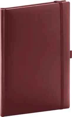 Immagine prodotto di Taccuino Balacron, bordeaux, a righe, 15 × 21 cm